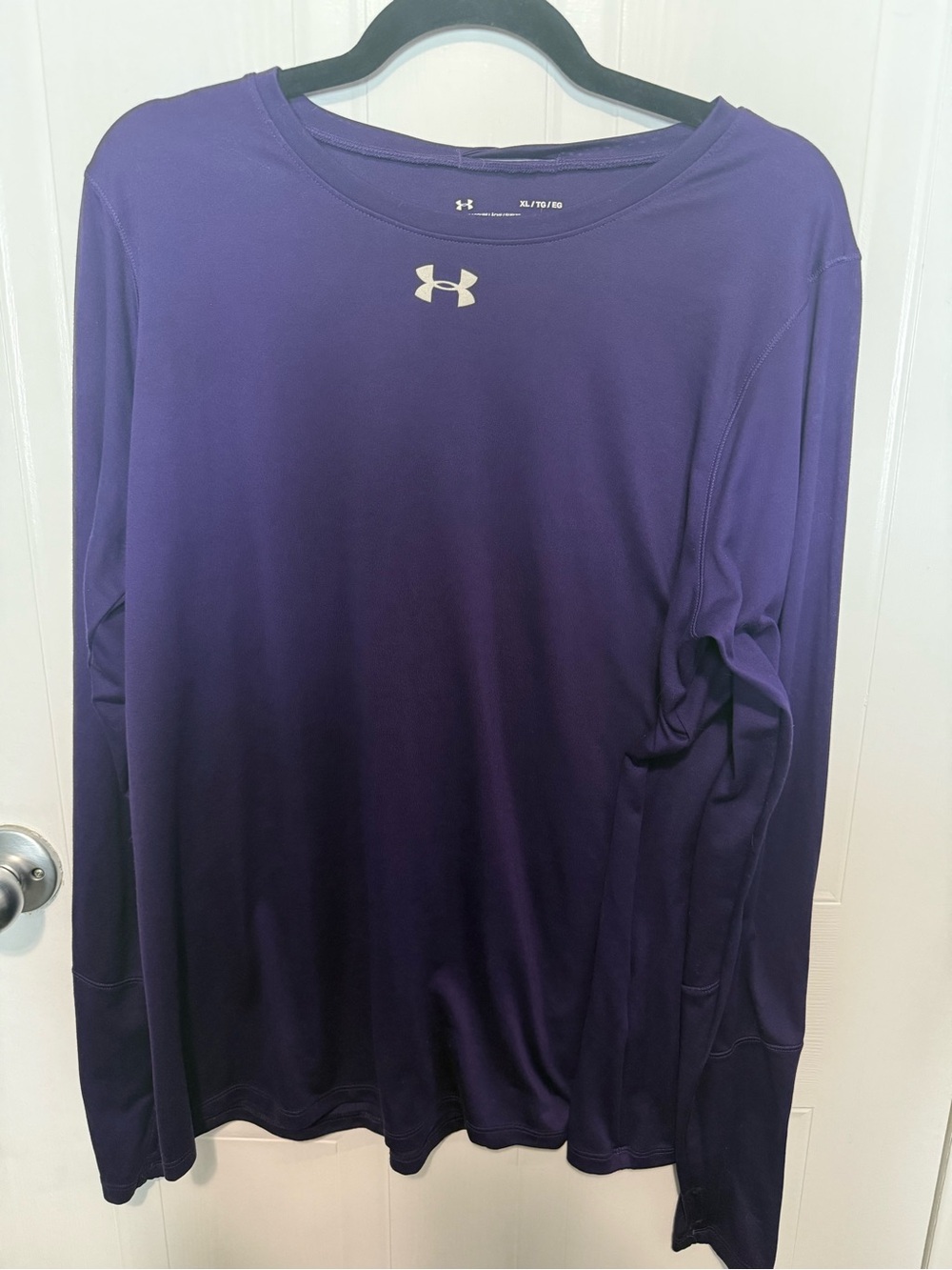 Under Armour Women’s Long Sleeve Performance Shirt — Purple